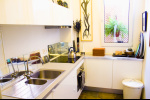 Fully Equipped Modern Kitchen in the Madrid apartment